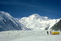 Tent on the Muldrow Glacier